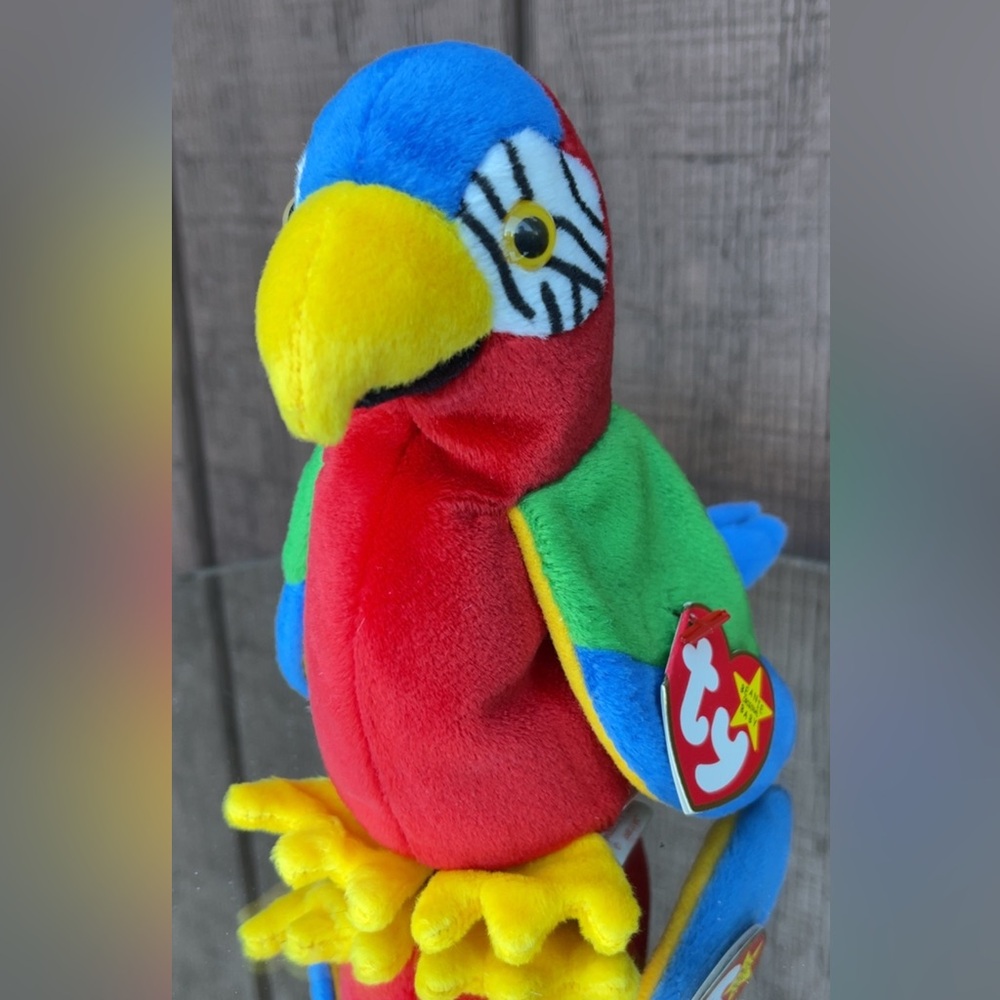 ‘98 - Ty Jabber the Parrot Beanie Baby